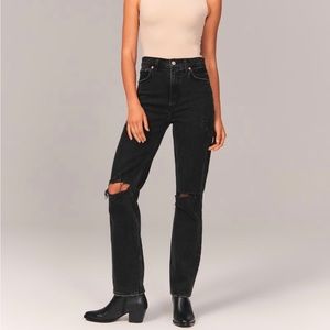 Abercrombie Ultra High Rise 90s Straight Jeans
